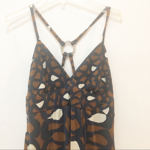 Trina Turk Silk Maxi Dress Size 6 - Picture 2 of 8